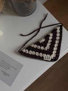 Bandana en crochet The Woo x Handmade Club